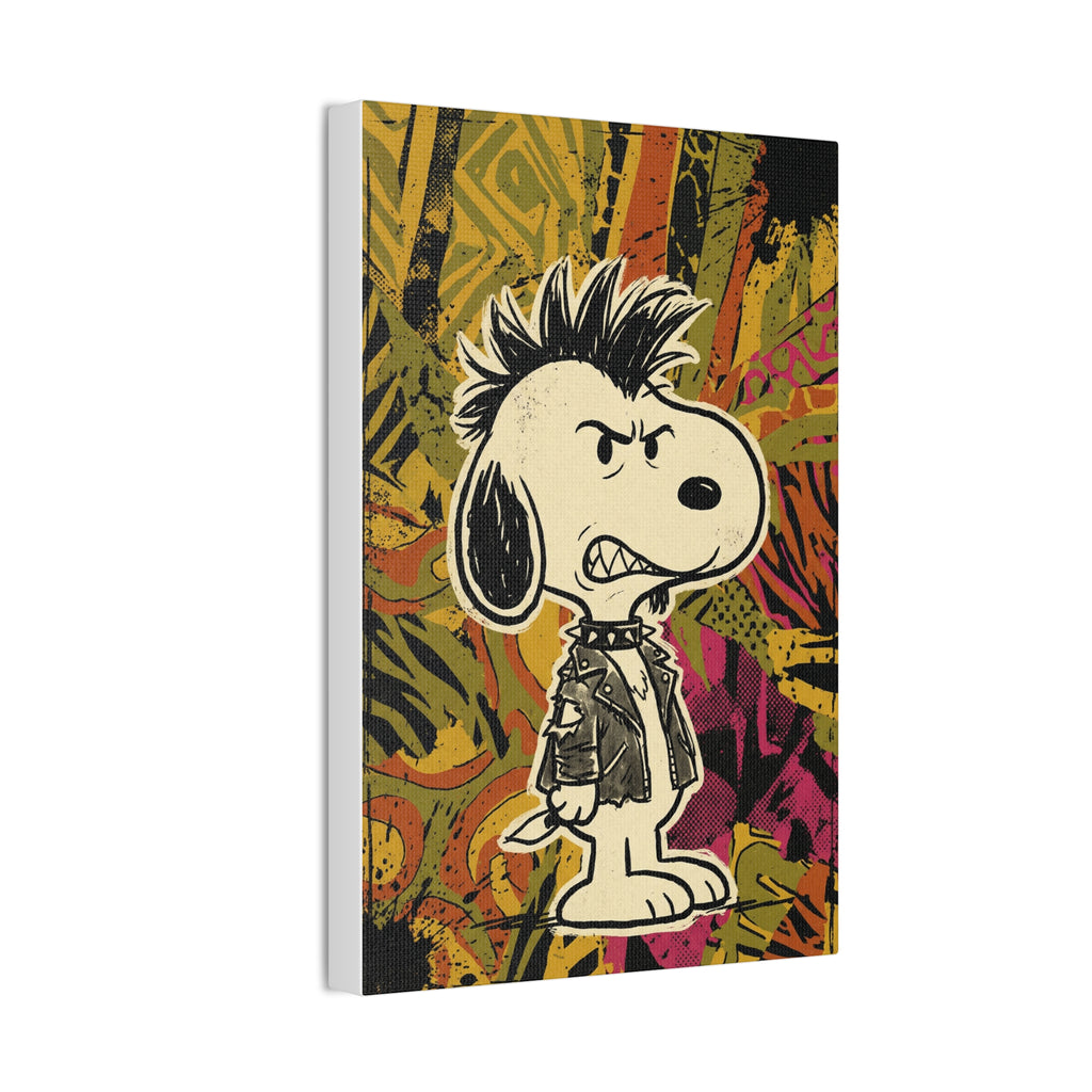 Punk Dog Canvas