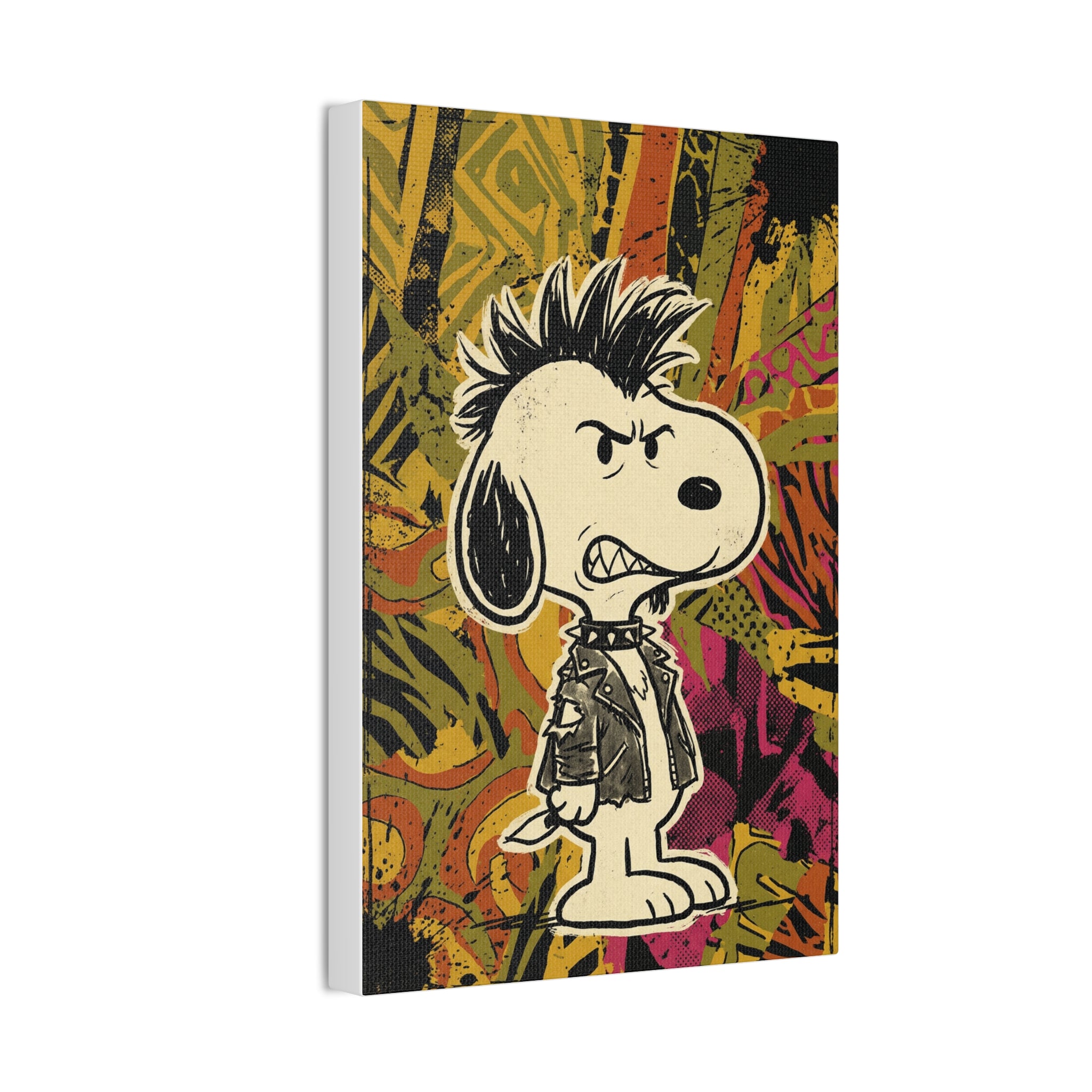 Punk Dog Canvas