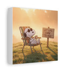 Relaxing Snoopy Canvas