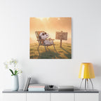Relaxing Snoopy Canvas