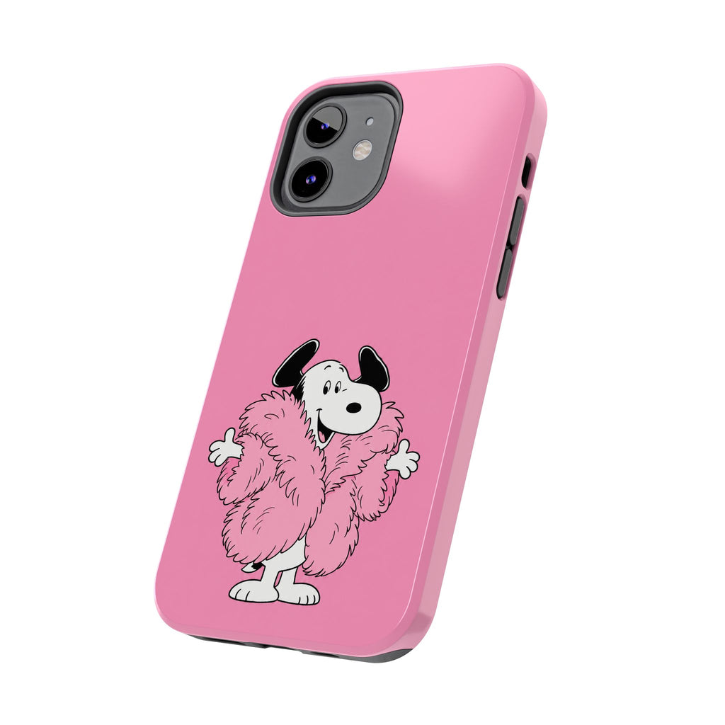 Pink Fuzzy Coat Case
