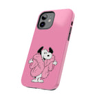 Pink Fuzzy Coat Case