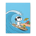 Surfing With Woodstock Canvas