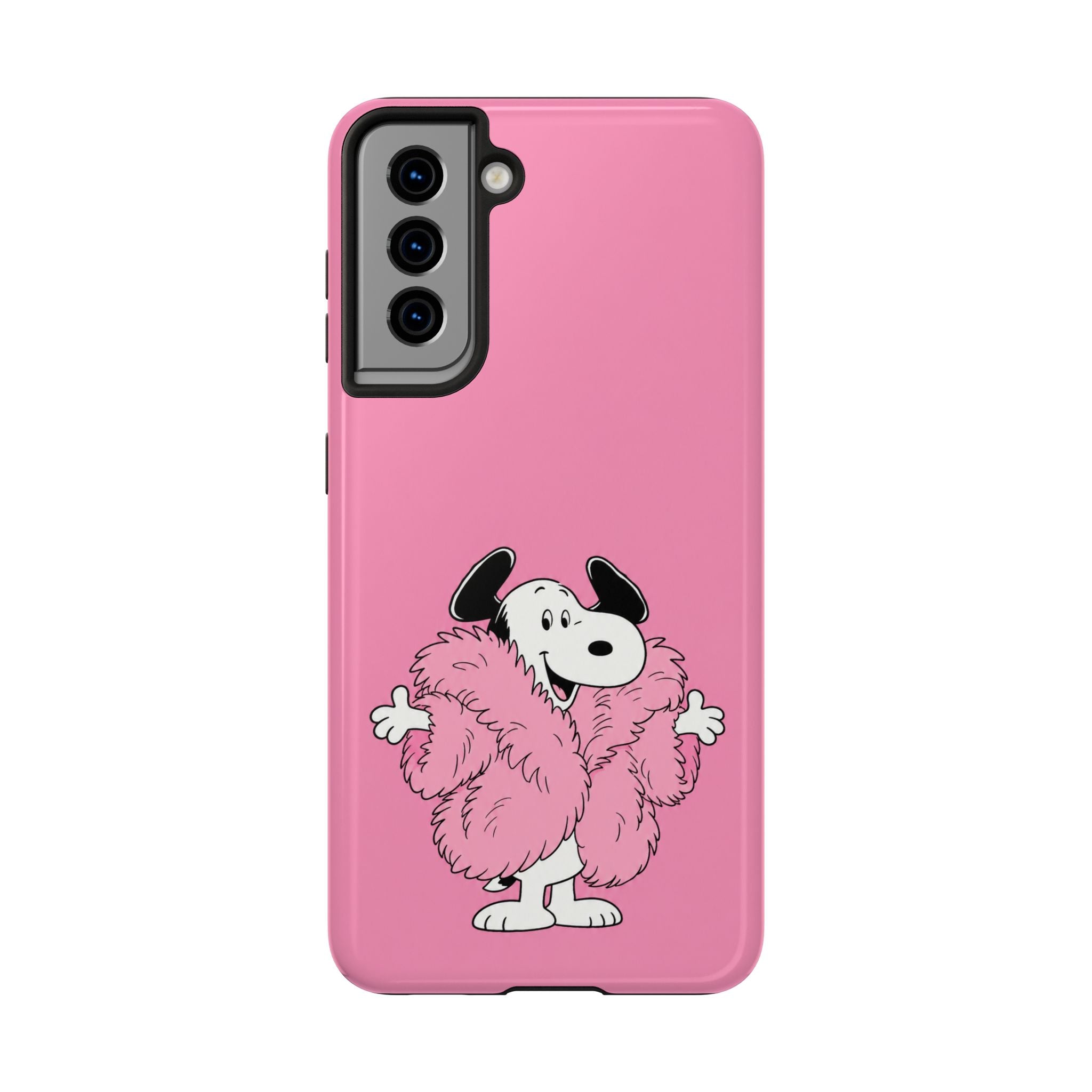 Pink Fuzzy Coat Case