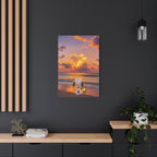 Woodstock Beach Sunset Canvas