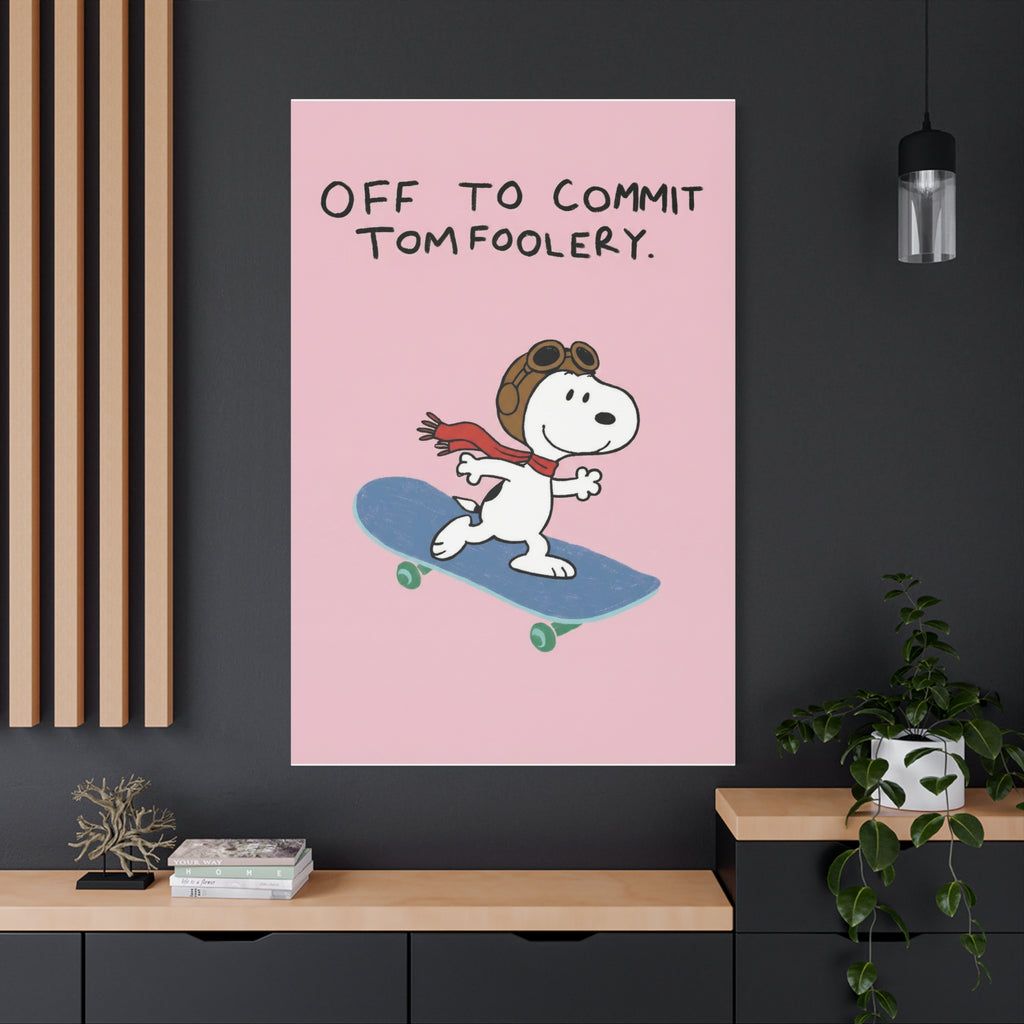 Commit Tomfoolery Canvas