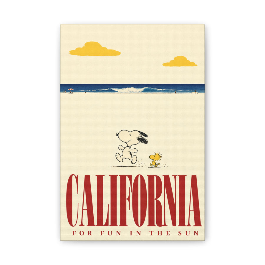 Woodstock California Beach Canvas