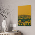 Snoopy in Sunflower Field Canvas