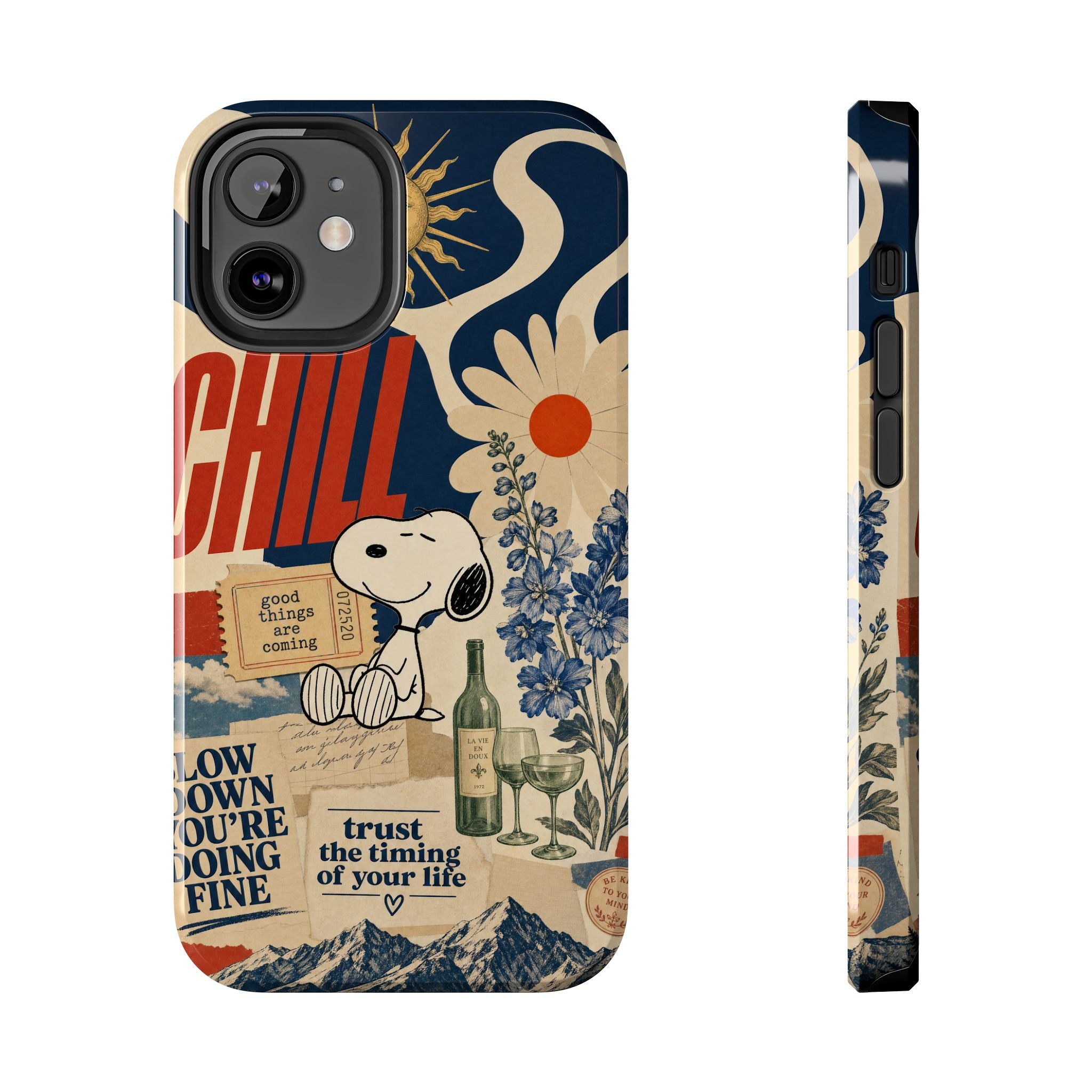 Snoopy Chill Collage Case