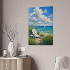 Teddy Bear Beach Canvas