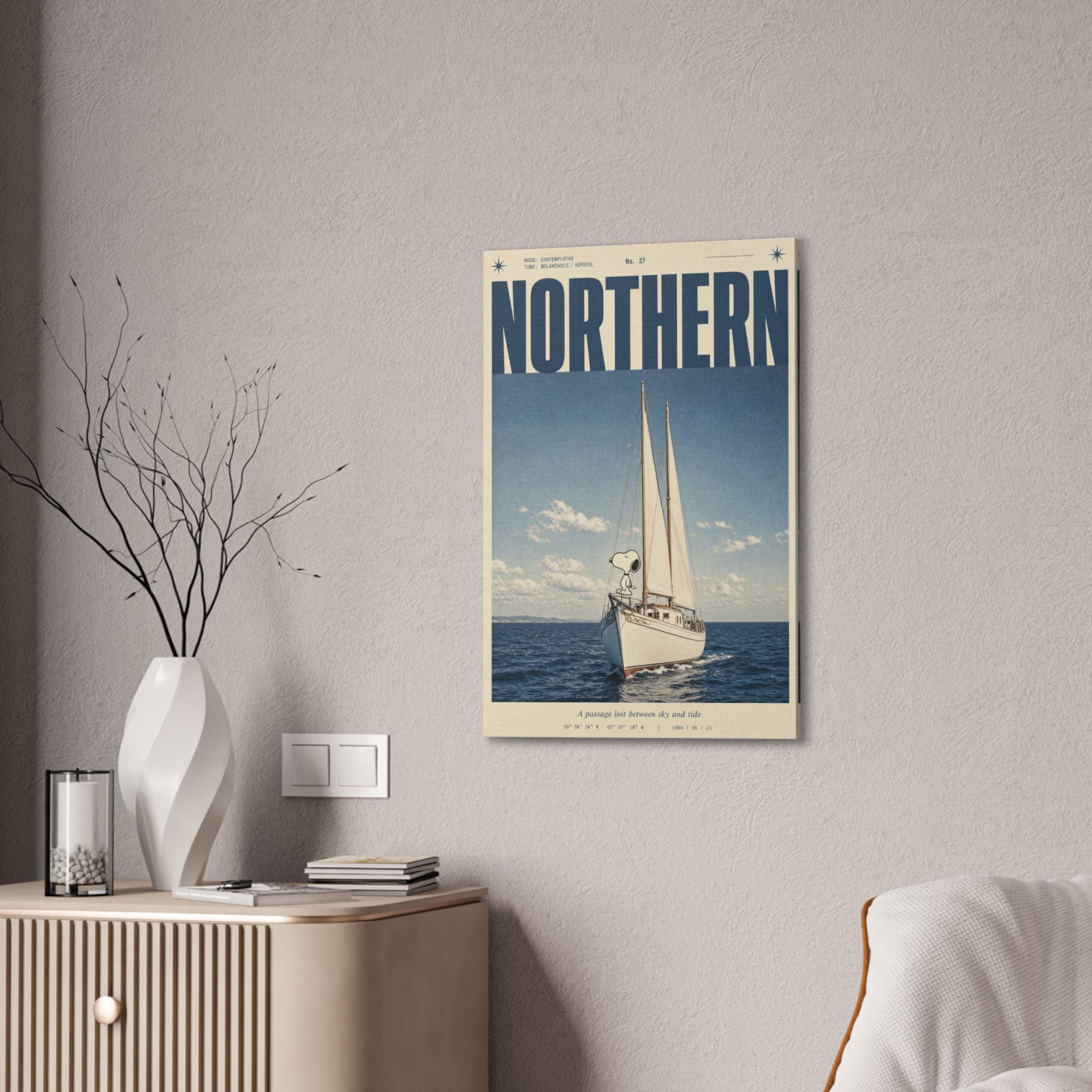 Northern Sailboat Canvas