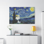 Snoopy Starry Sky Canvas