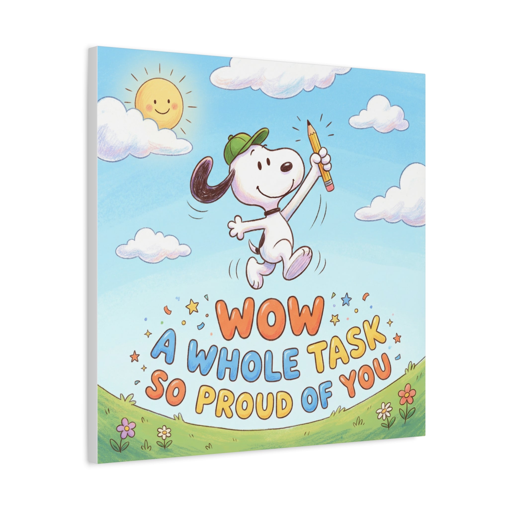Whole Task Proud Canvas