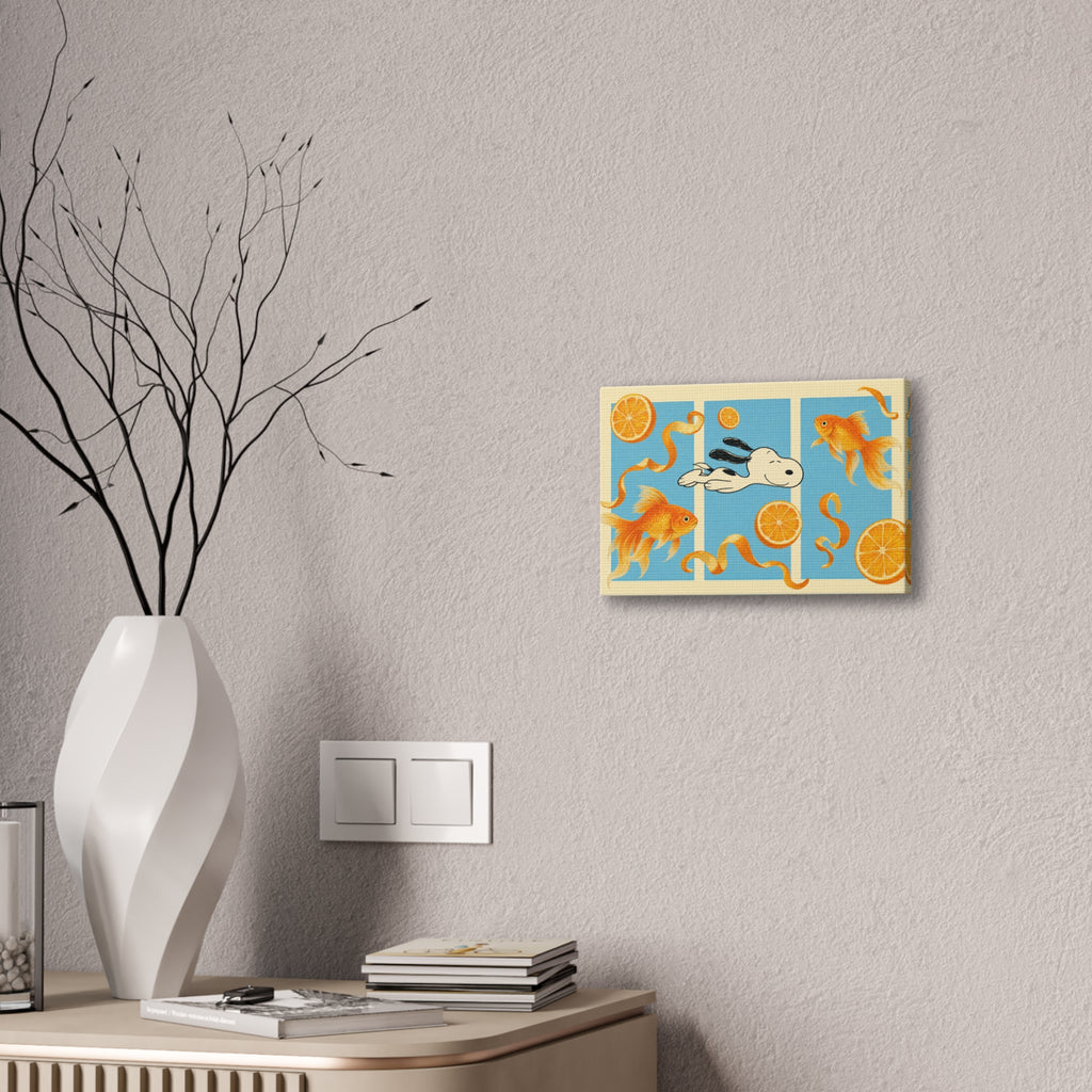 Goldfish Swim Canvas