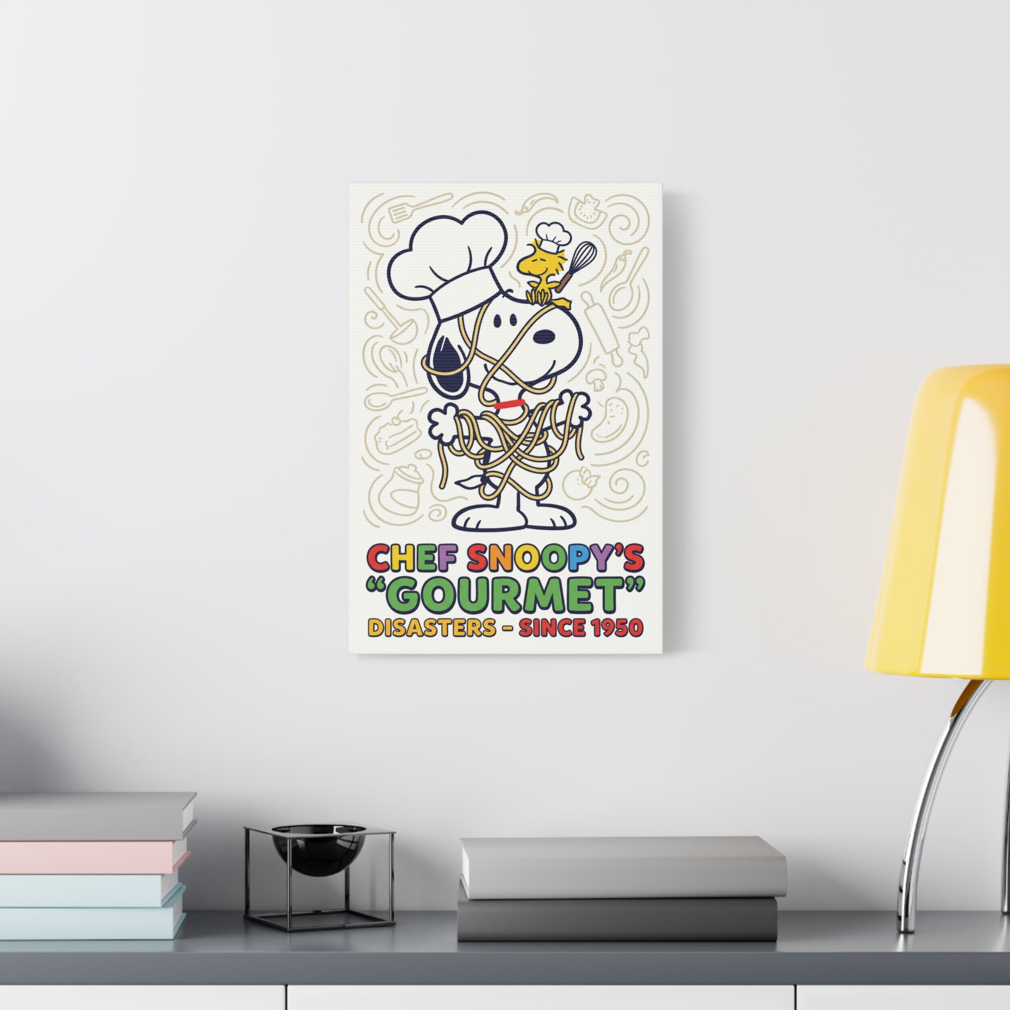 Chef Snoopy Gourmet Canvas