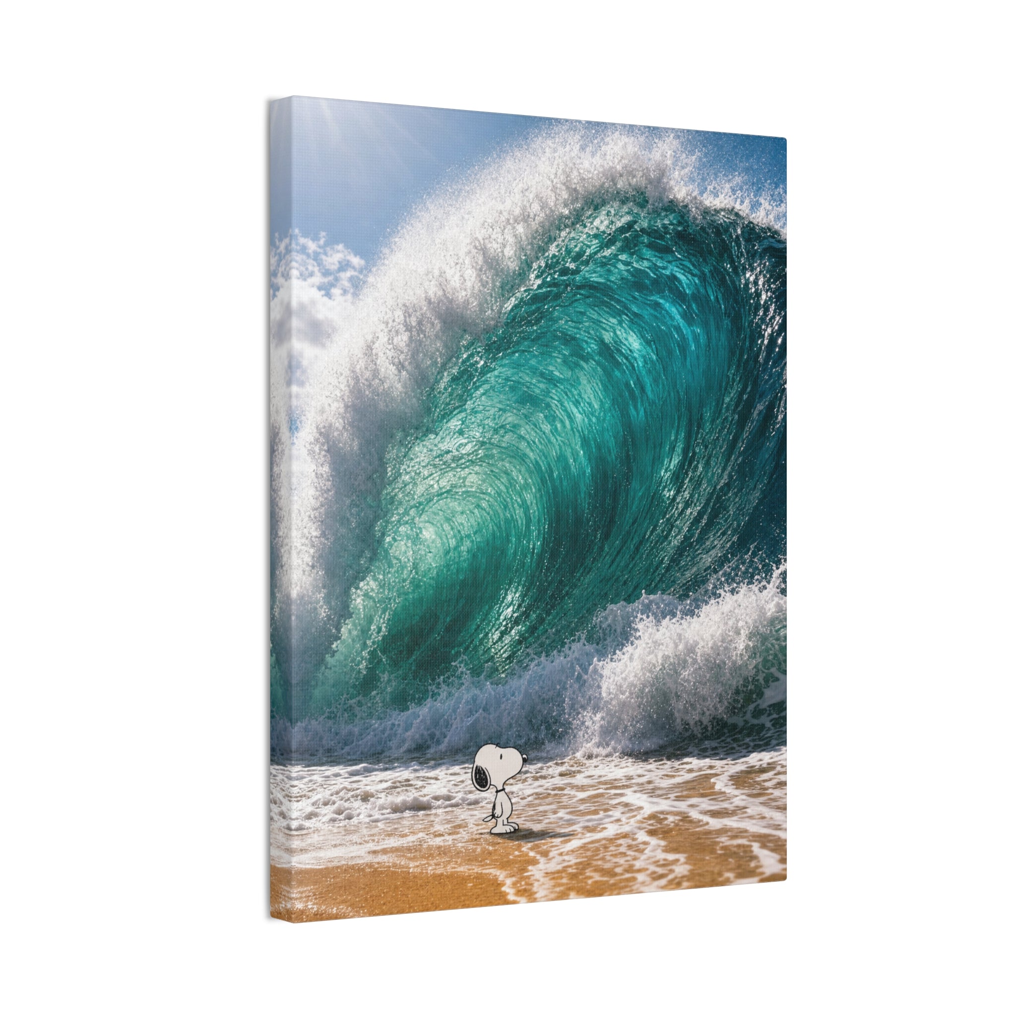 Snoopy Shore Wave Canvas