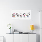 Snoopy Lineup Canvas