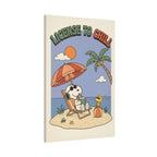 Snoopy License To Chill Canvas