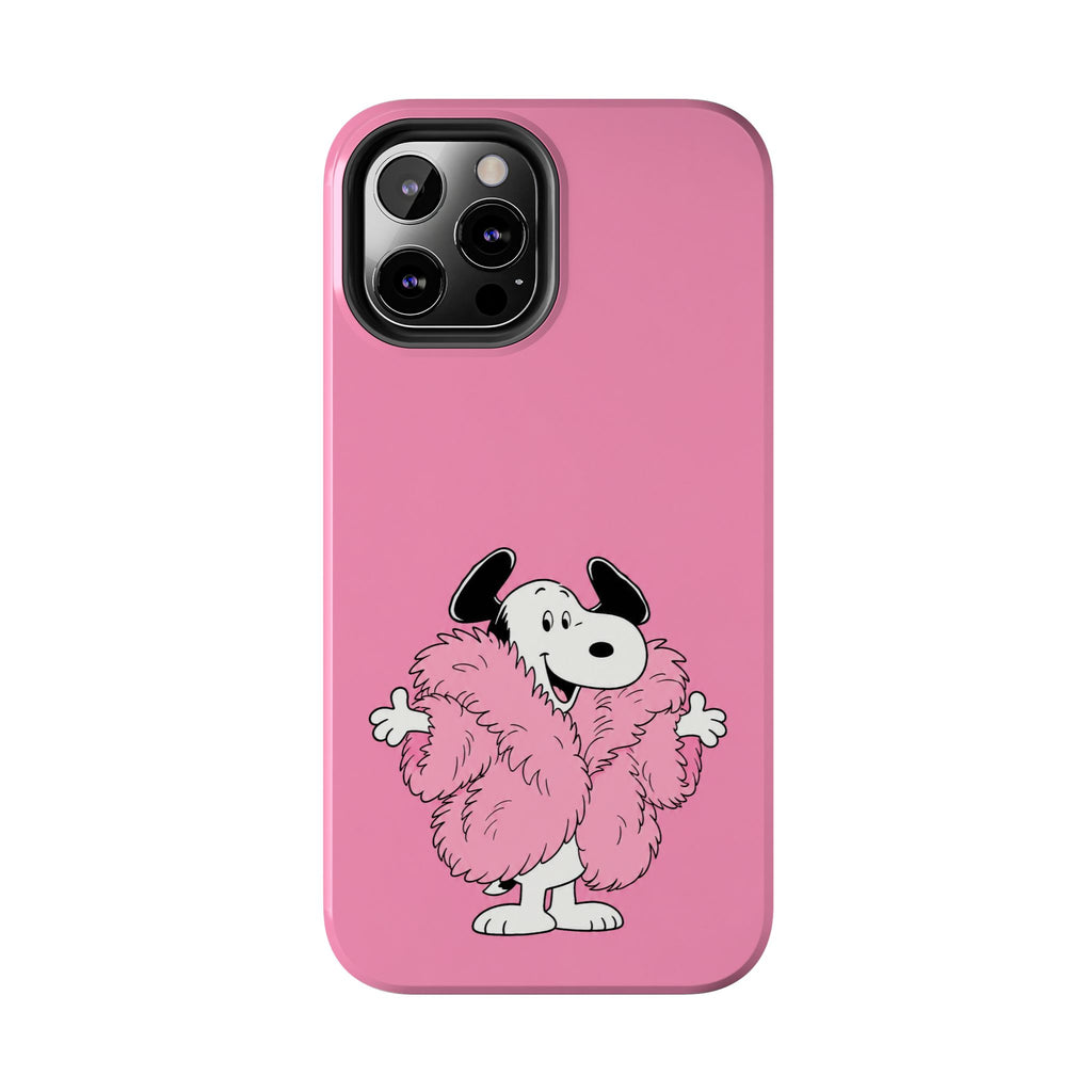 Pink Fuzzy Coat Case