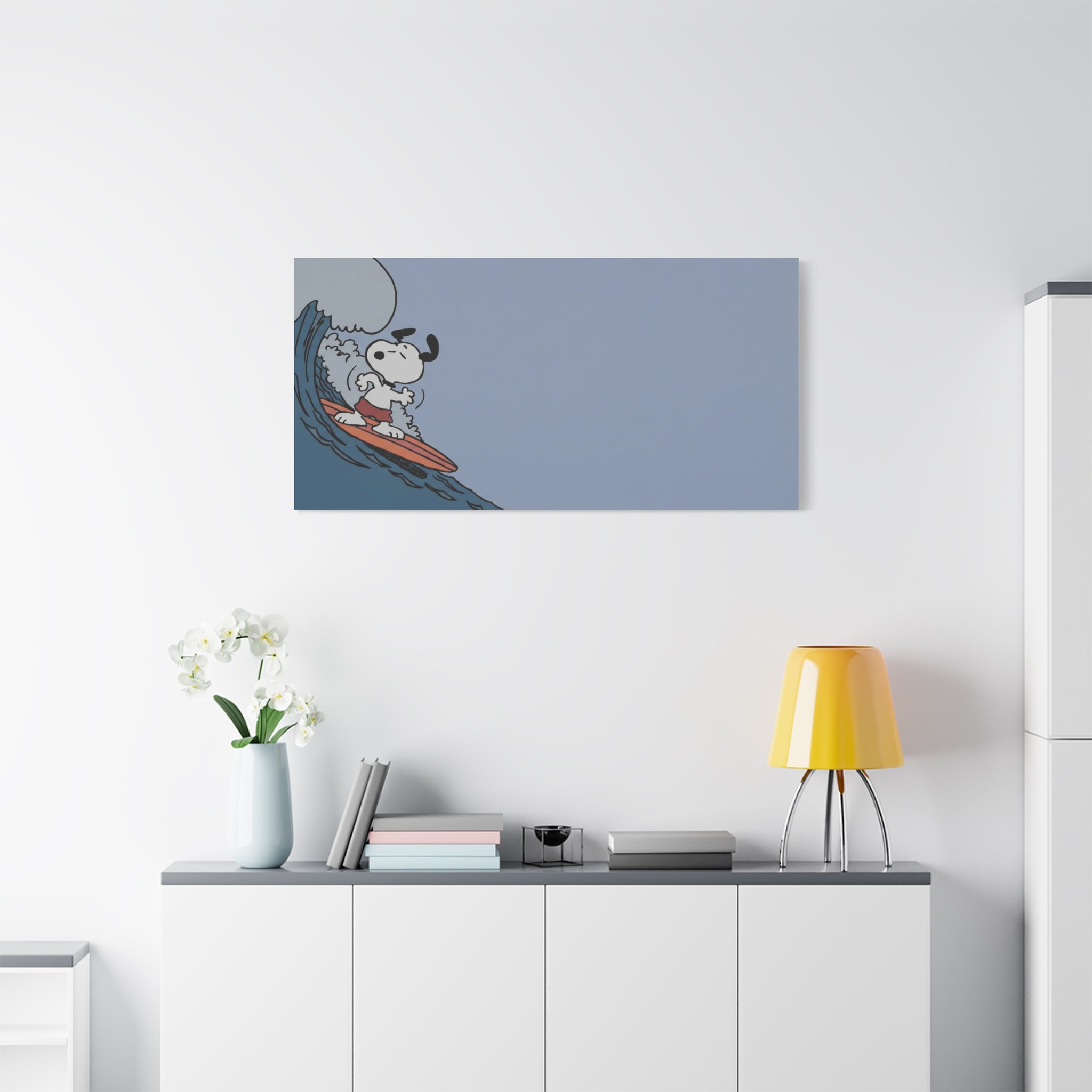 Surfing Dog Canvas