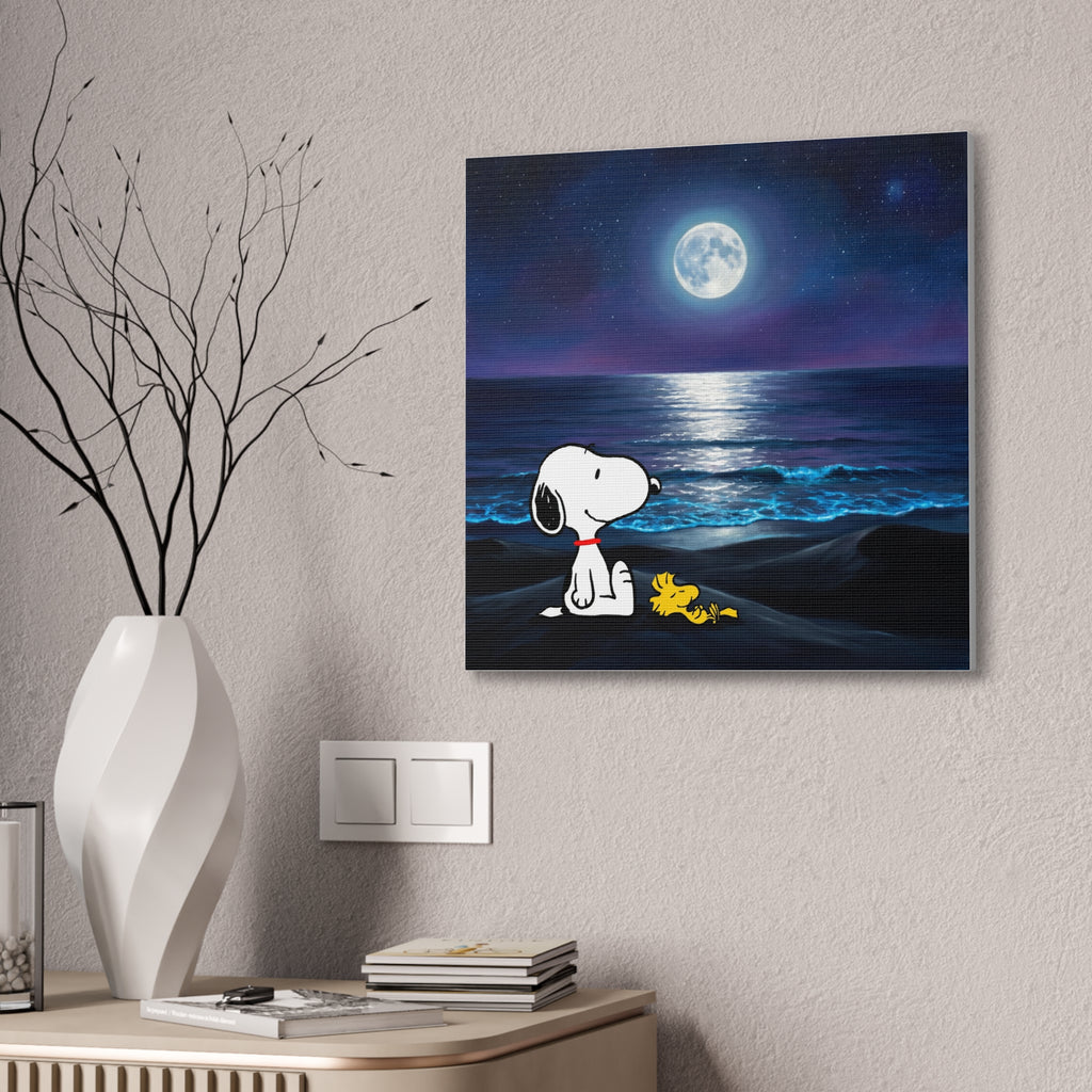 Moonlit Ocean Canvas