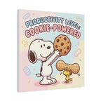 Cookie Powered Snoopy Canvas
