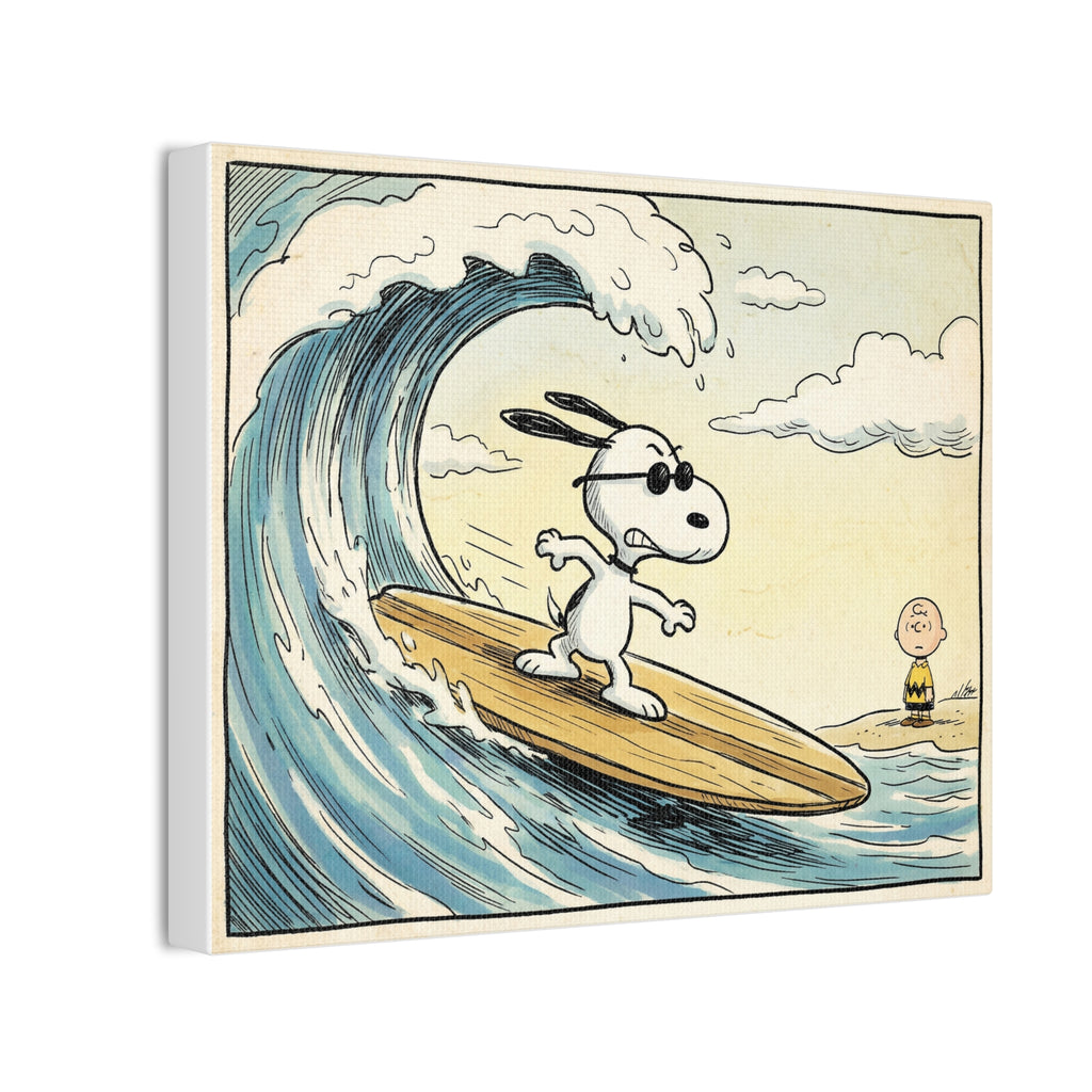 Vintage Surf Art Canvas