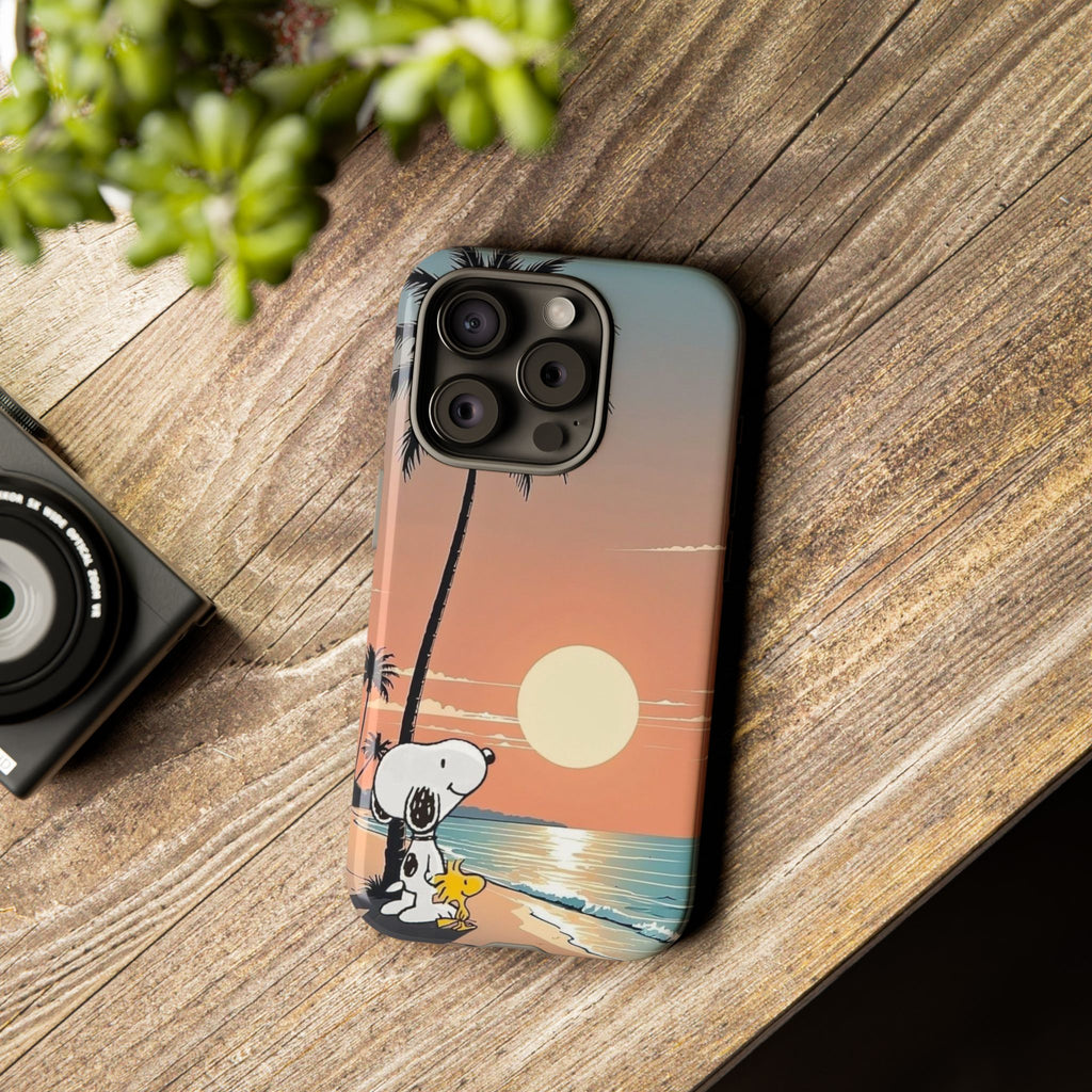 Snoopy Beach Sunset Phone Case