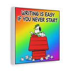 Writing Is Easy Canvas