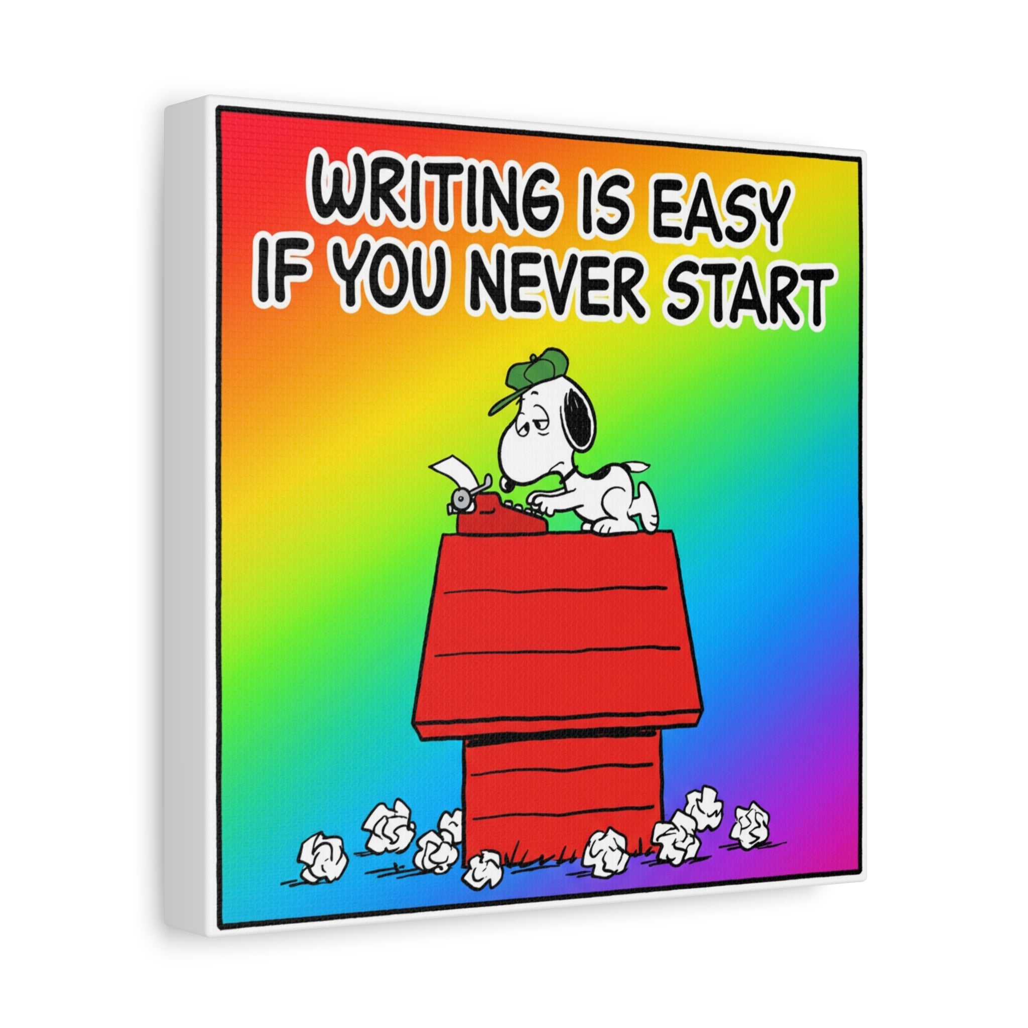 Writing Is Easy Canvas