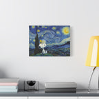 Snoopy Starry Sky Canvas