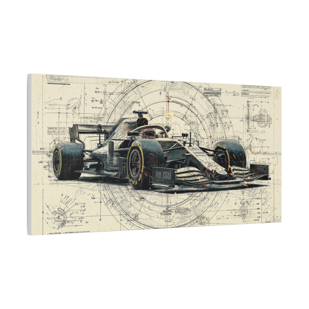 Formula Racecar Canvas