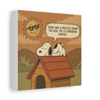Doghouse Quote Canvas