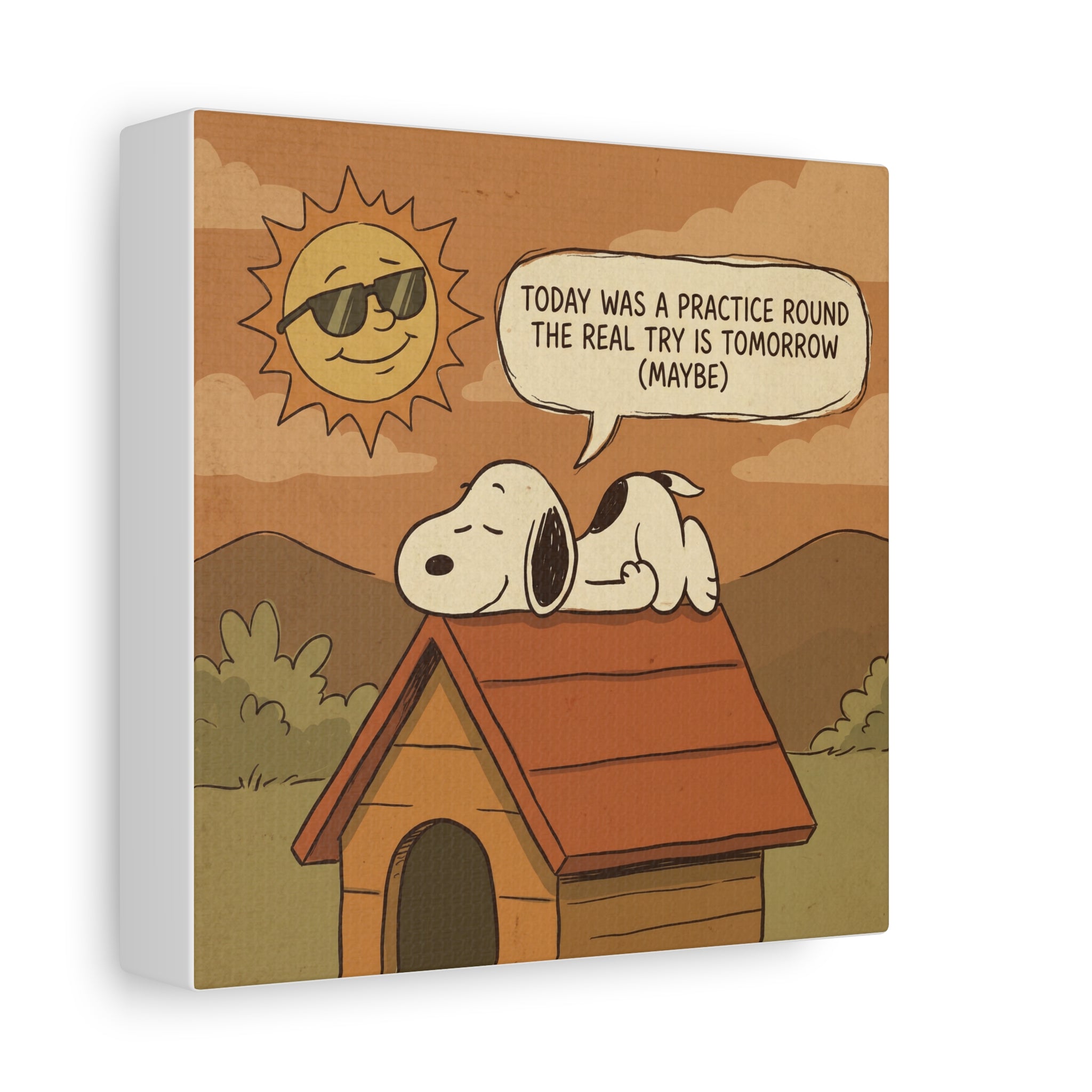 Doghouse Quote Canvas