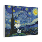 Snoopy Starry Sky Canvas