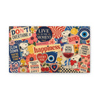 Snoopy Happiness Collage Canvas