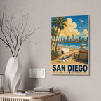 Snoopy San Diego Canvas