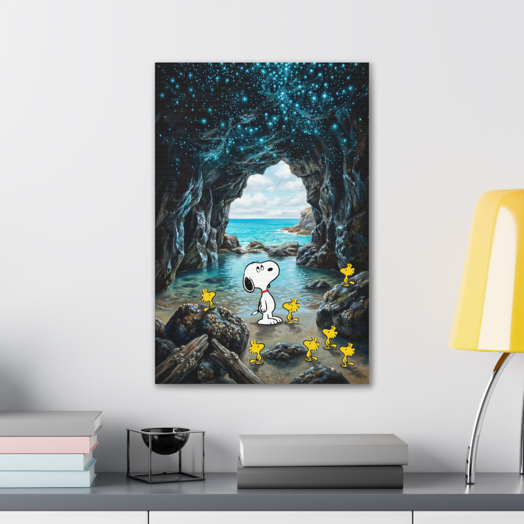 Beach Cave Canvas