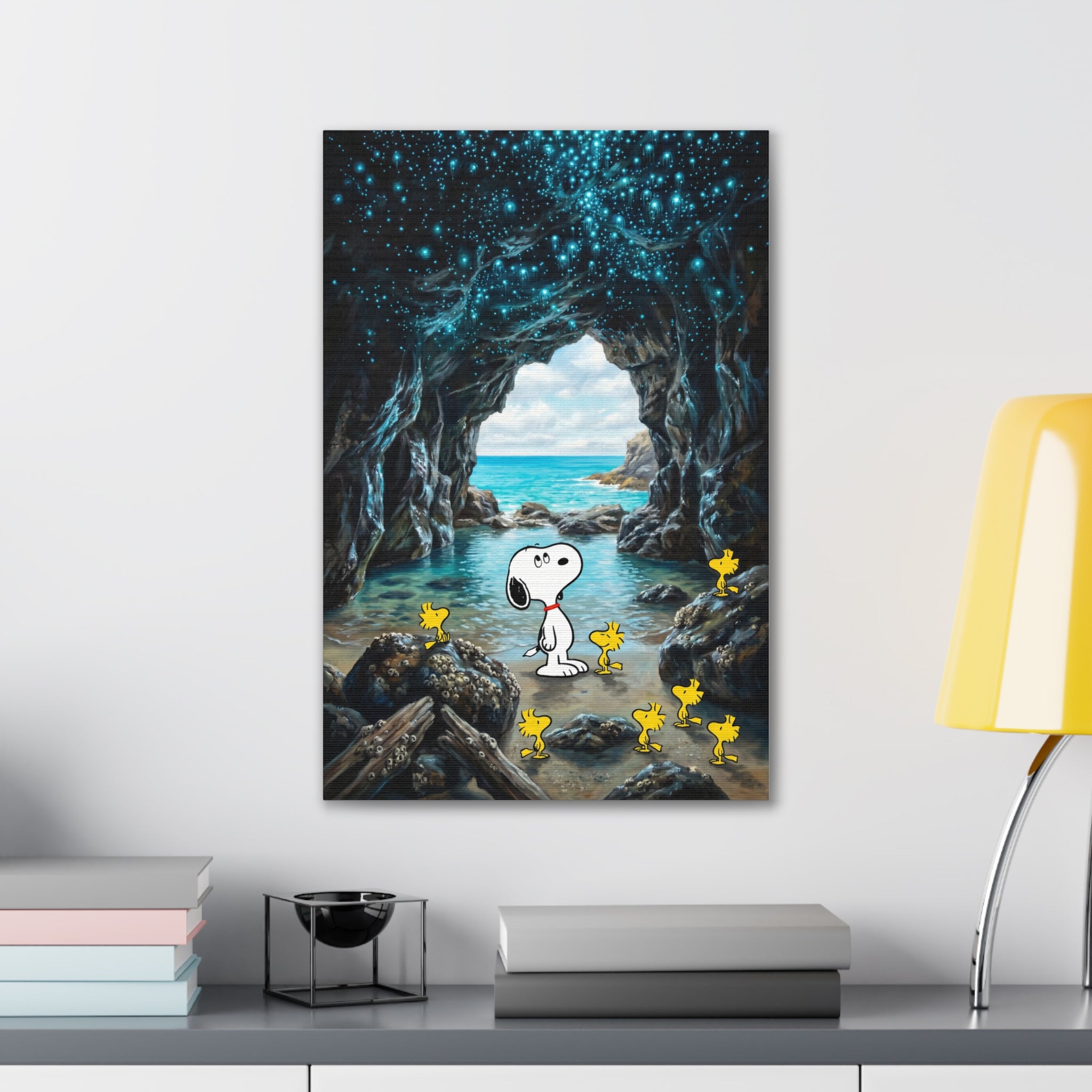 Beach Cave Canvas