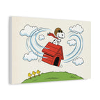 Flying Doghouse Canvas