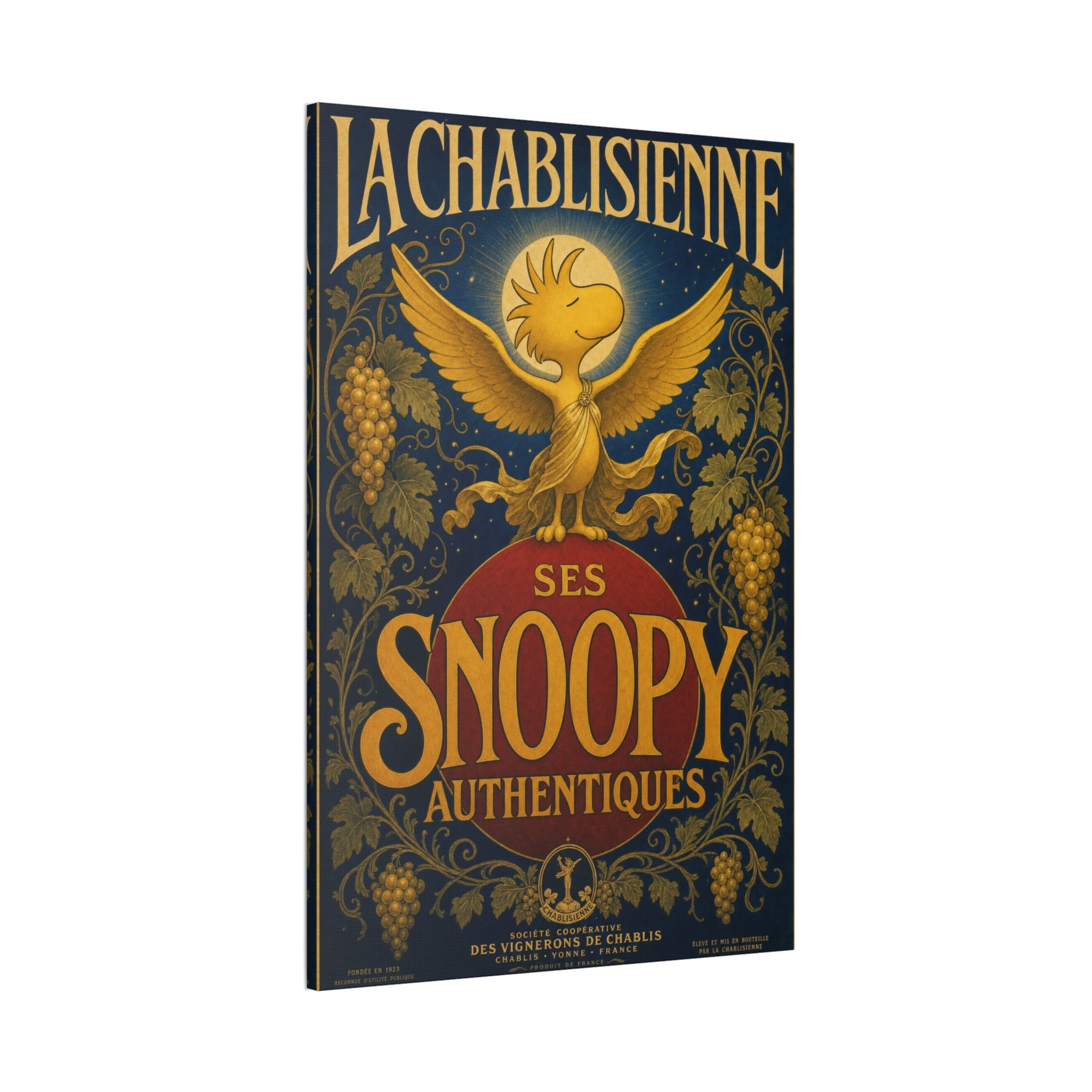 Snoopy Vintage Poster Canvas