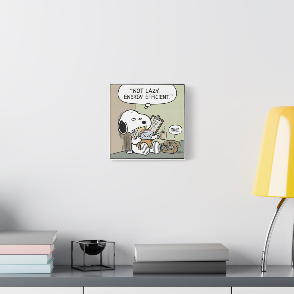 Energy Efficient Snoopy Canvas