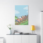 Snoopy Roller Coaster Canvas
