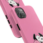 Pink Fuzzy Coat Case