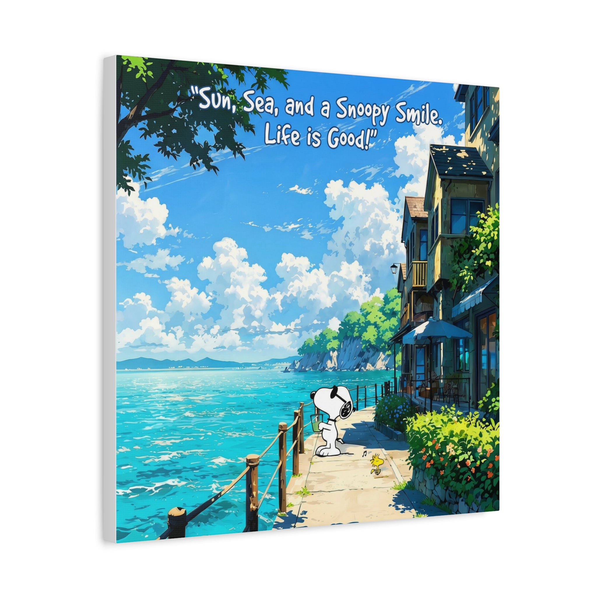 Snoopy Seaside Canvas