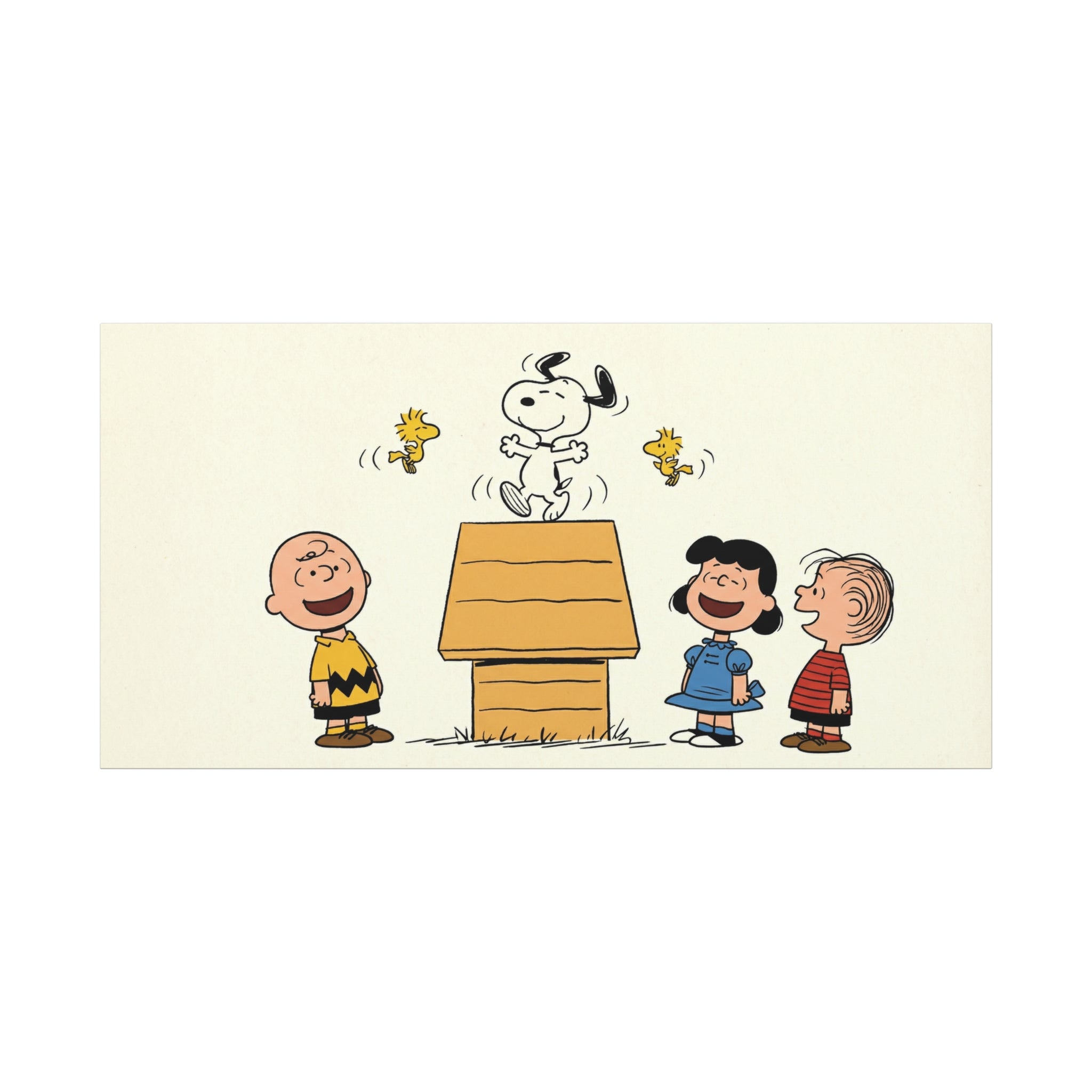 Snoopy Dancing Gang Canvas