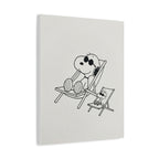 Relaxing Dog Lounge Canvas
