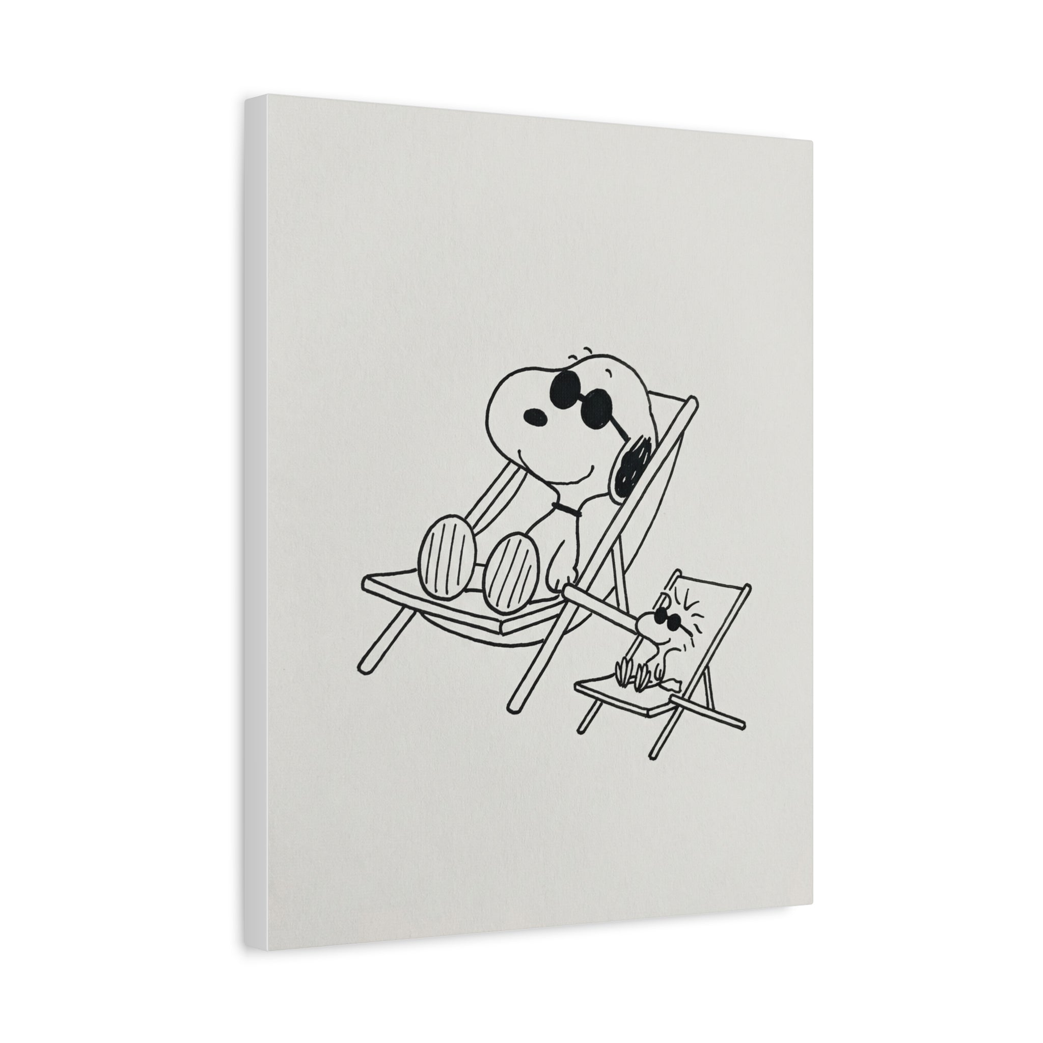 Relaxing Dog Lounge Canvas