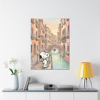 Snoopy in Venice Canvas