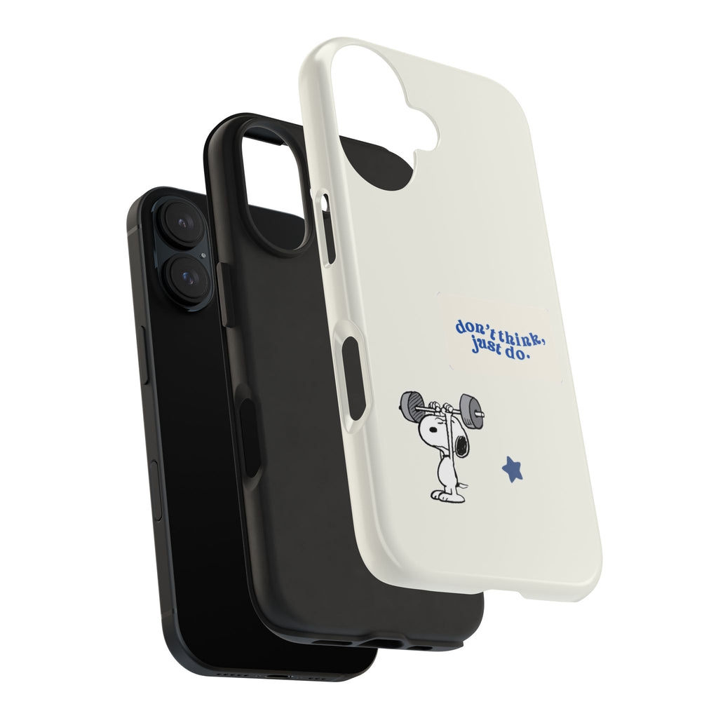 Snoopy Weightlifting Phone Case